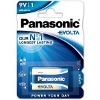 Panasonic Evolta tartós 9V elem 1 db-os