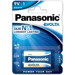 Panasonic Evolta tartós 9V elem 1 db-os