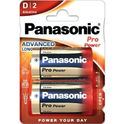   Panasonic Pro Power Alkáli LR20, D Góliát tartós  elem 2 db-os