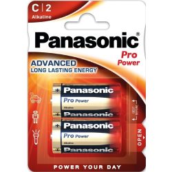   Panasonic Pro Power Alkáli LR14, C Baby tartós elem 2 db-os