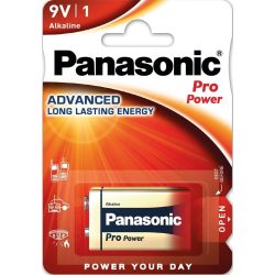 Panasonic Pro Power Alkáli 9V elem 1 db-os