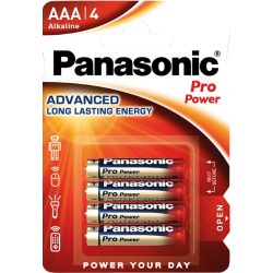 Panasonic Pro Power Alkáli LR03 AAA mikró elem 4 db-os