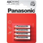 Panasonic Red Zinc Féltartós AAA Mikró elem 4 db-os