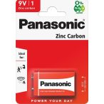 Panasonic Red Zinc Féltartós 9V elem 1 db-os