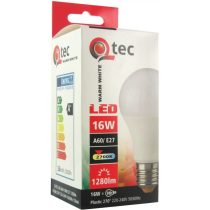 Qtec LED izzó 16W A60 E27 2700K 1280lm (meleg fehér)