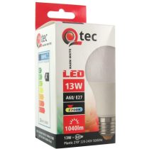 Qtec LED izzó 13W A60 E27 2700K 1040lm (meleg fehér)