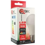 Qtec LED izzó 9W A60 E27 2700K 720lm (meleg fehér)