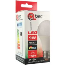 Qtec LED izzó 9W A60 E27 2700K 720lm (meleg fehér)