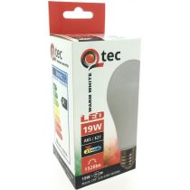 Qtec LED izzó 19W A65 E27 2700K 1520lm (meleg fehér)