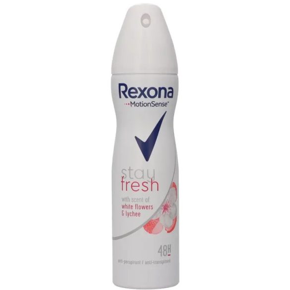 Rexona Stay Fresh White Flowers & Lychee női izzadásgátló spray 150 ml