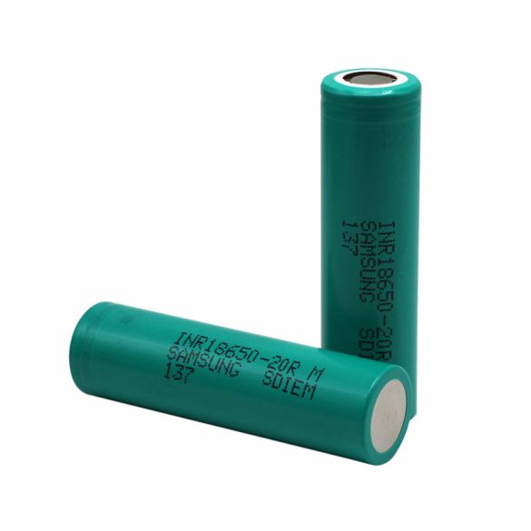 Samsung INR 18650-20R 3,7V 2000 mAh Li-ion ipari akku 20A