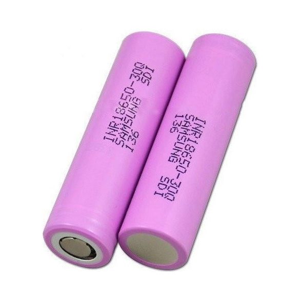 Samsung INR 18650-30Q 3,7V 3000 mAh Li-ion ipari akku 15A