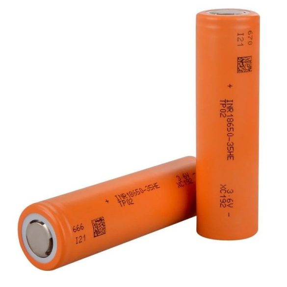 Tenpower INR 18650-35HE 3,6V 3400mAh, Li-ion akku 10A