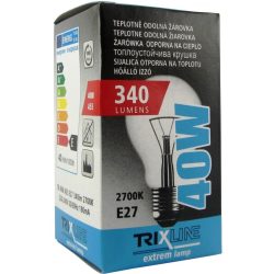 Trixline 40W hagyományos izzó E27 foglalat 340 lumen