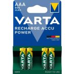   Varta Recharge Accu Power 800 mAh AAA Mikró akkumulátor BL4