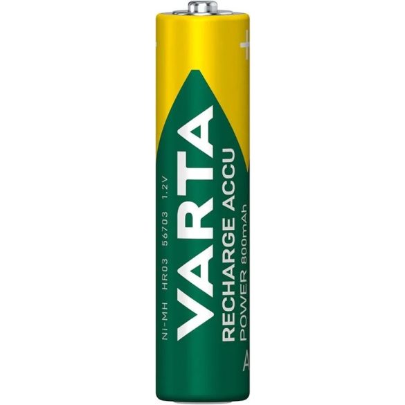Varta Recharge Accu Power 800 mAh AAA Mikró akkumulátor BL4
