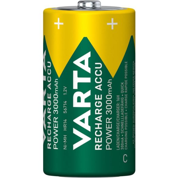 Varta Recharge Accu Power 3000 mAh C, Baby akkumulátor BL2