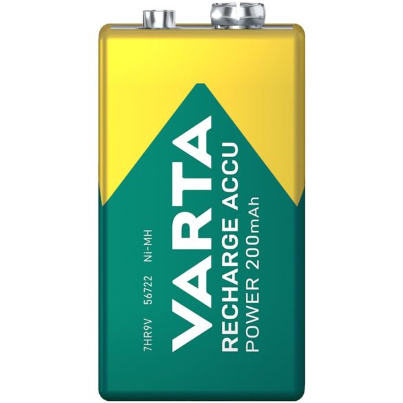 Varta Recharge Accu Power 200 mAh 9V akkumulátor 1 db-os