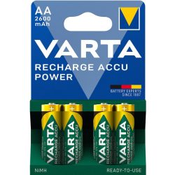   Varta Recharge Accu Power 2600 mAh AA Ceruza akkumulátor BL4