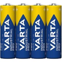 Varta Industrial Pro Alkáli AA ceruza elem 4 db-os fóliás