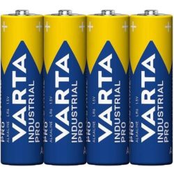 Varta Industrial Pro Alkáli AA ceruza elem 4 db-os fóliás