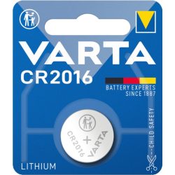 Varta CR2016 3V  lithium gombelem 1 db-os