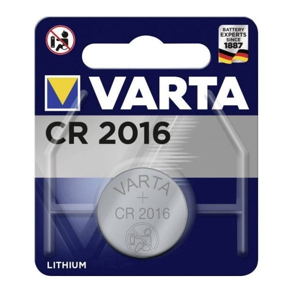 Varta CR2016 3V  lithium gombelem 1 db-os