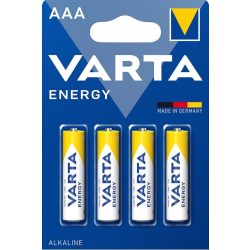 Varta Energy Alkáli AAA tartós mikró elem 4 db-os