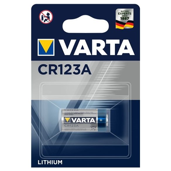 Varta CR123A 3V-os lítium fotóelem 1 db-os