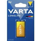 Varta Longlife tartós 9V elem 1 db-os