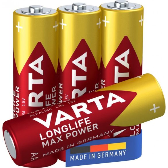 Varta Longlife Max Power Alkáli AAA tartós mikró elem 4 db-os