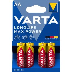 Varta Longlife Max Power Alkáli AA Ceruza Elem 4 db-os