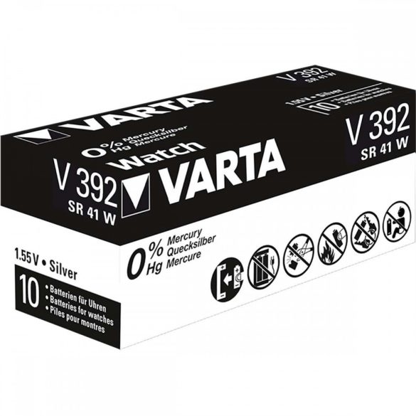 Varta V392 SR41 Ezüst-Oxid óraelem 1 db-os