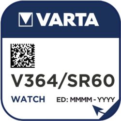 Varta V364, SR60 Ezüst-Oxid óraelem 1 db-os