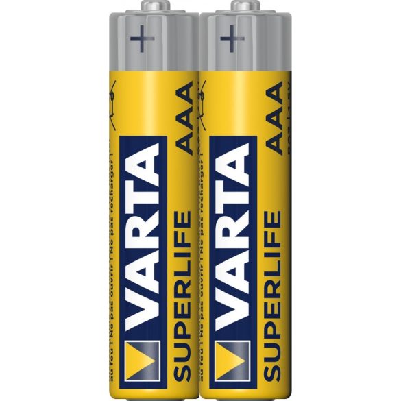 Varta Superlife R3 AAA féltartós mikró elem fóliás 2 db-os