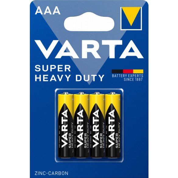 Varta Superlife R3 AAA féltartós mikró elem 4 db-os