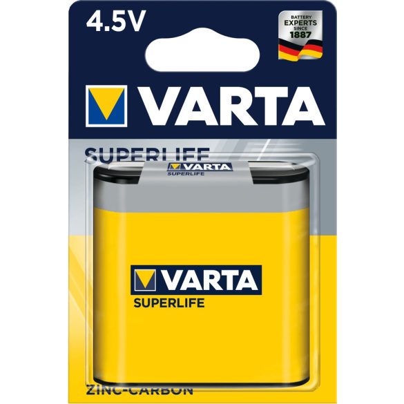 Varta Superlife féltartós lapos elem 4,5V 1db-os