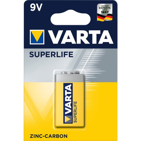 Varta Superlife féltartós 9V elem 1 db-os