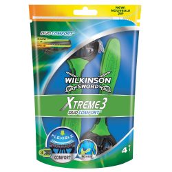   Wilkinson Xtreme 3 Duo Comfort három pengés borotva 4 db-os