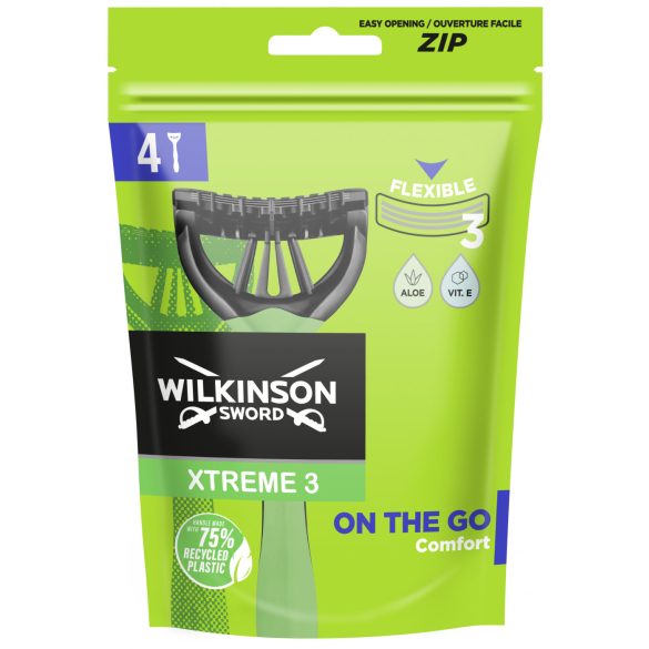 Wilkinson Xtreme 3 Duo Comfort három pengés borotva 4 db-os