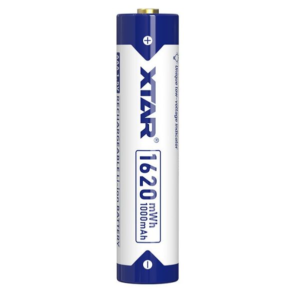 XTAR 10440 AAA 1,5V-os 1000 mAh, védett Li-ion akku