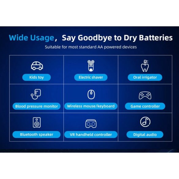 XTAR 14500 2000mAh, AA 1,5V-os védett Li-ion akku