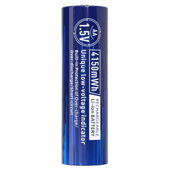 XTAR 14500 2500mAh, AA 1,5V-os  védett Li-ion akku 