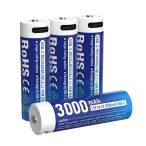   XTAR 14500 3000mAh, AA 1,5V-os védett Li-ion akku USB-C töltéssel 4 db-os