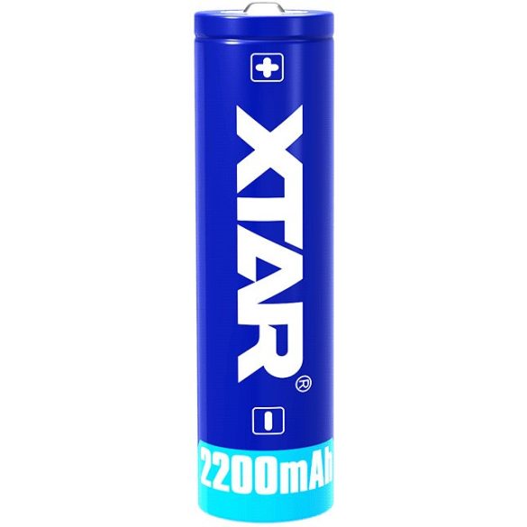 Xtar 18650 2200 mAh 3,7V Li-ion védett akkumulátor