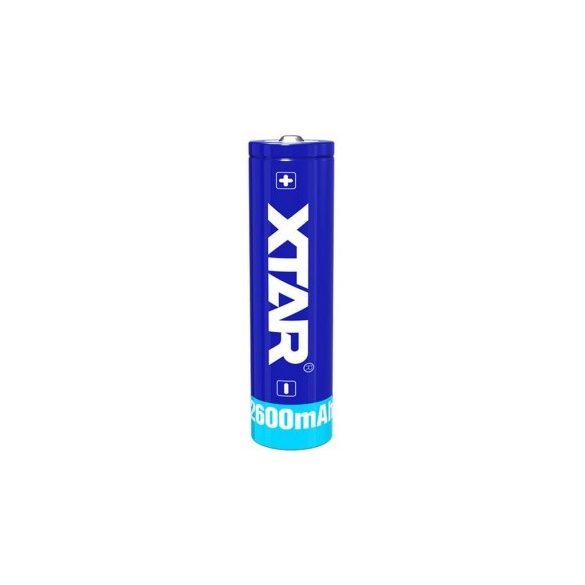 Xtar 18650 2600 mAh 3,7V Li-ion védett akkumulátor