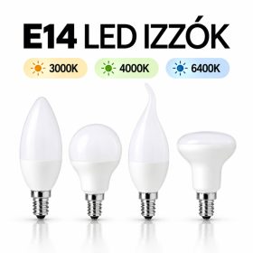 E14 LED izzók