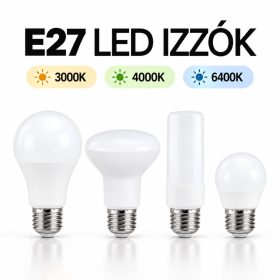 E27 LED izzók